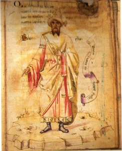 15th century European portrait of Jabir from wikimedia